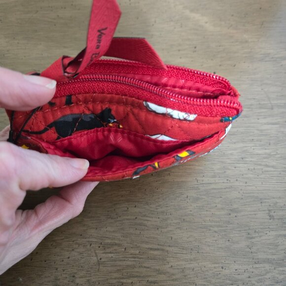 #240 Vera Bradley Zip Coin Purse – Holiday Cats – NWT - Picture 5 of 5